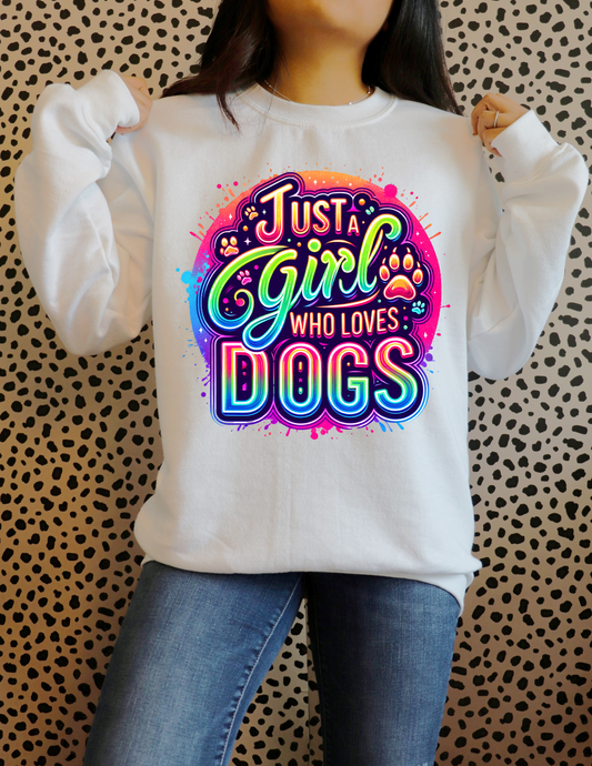 Just a girl who loves dog's DTF Transfer