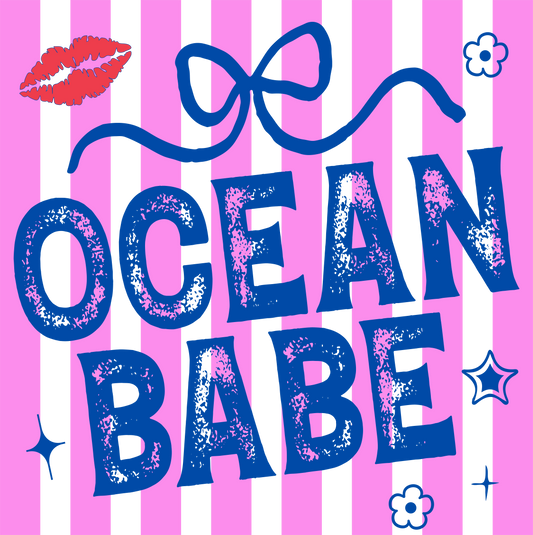Ocean Babe DTF Transfer