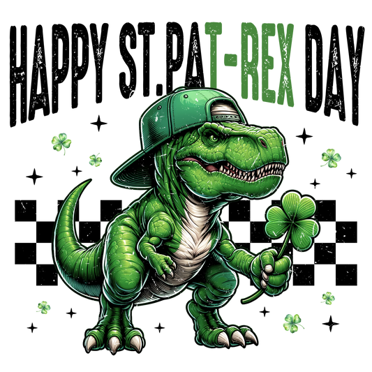 St. Pat-REX Day DTF Transfer