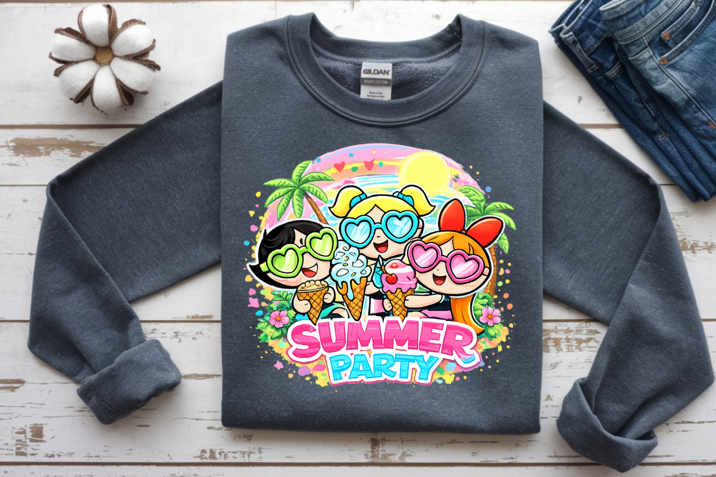 Summer Party DTF Transfer