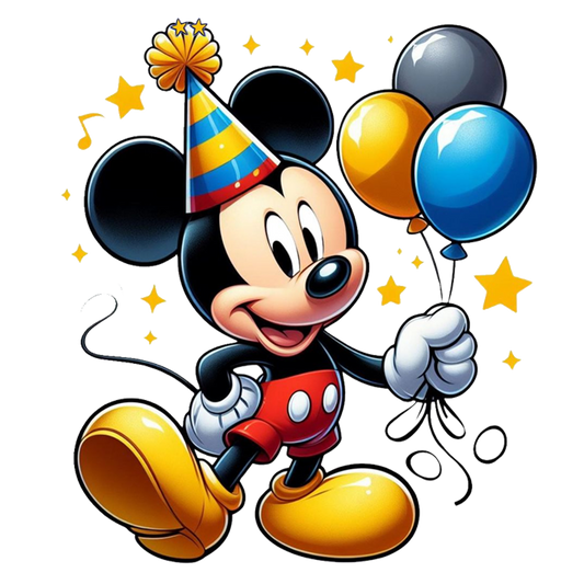 Birthday Mickey DTF Transfer