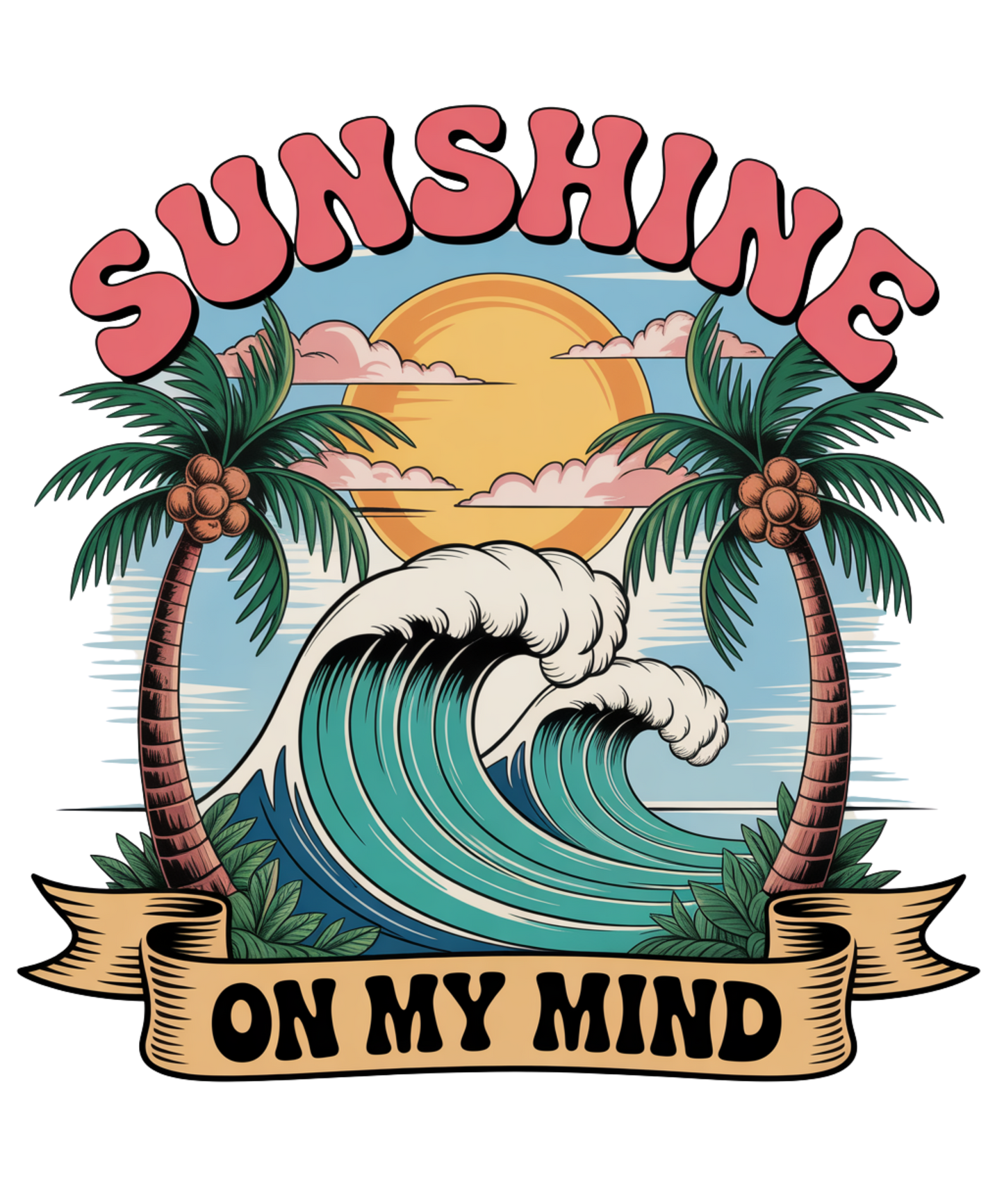 Sunshine on my mind DTF Transfer
