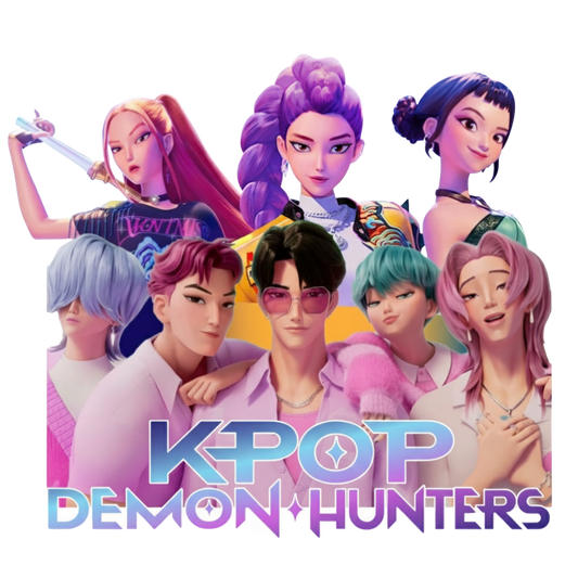 K-Pop Demon Hunters DTF Transfer