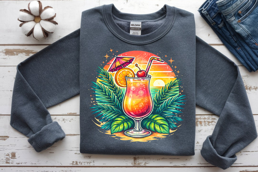Summer Cocktail DTF Transfer