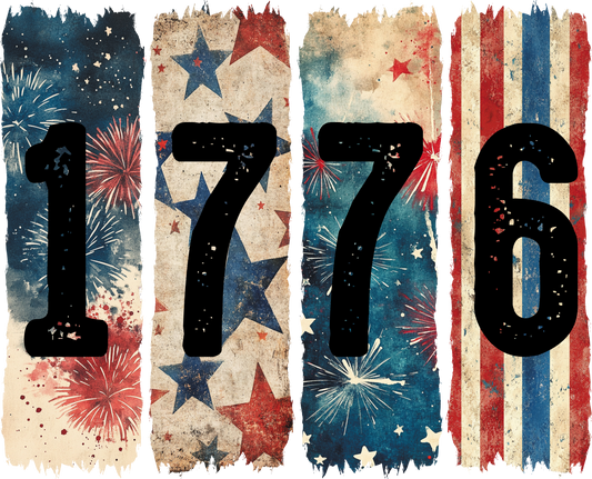 1776 Sign DTF Transfer