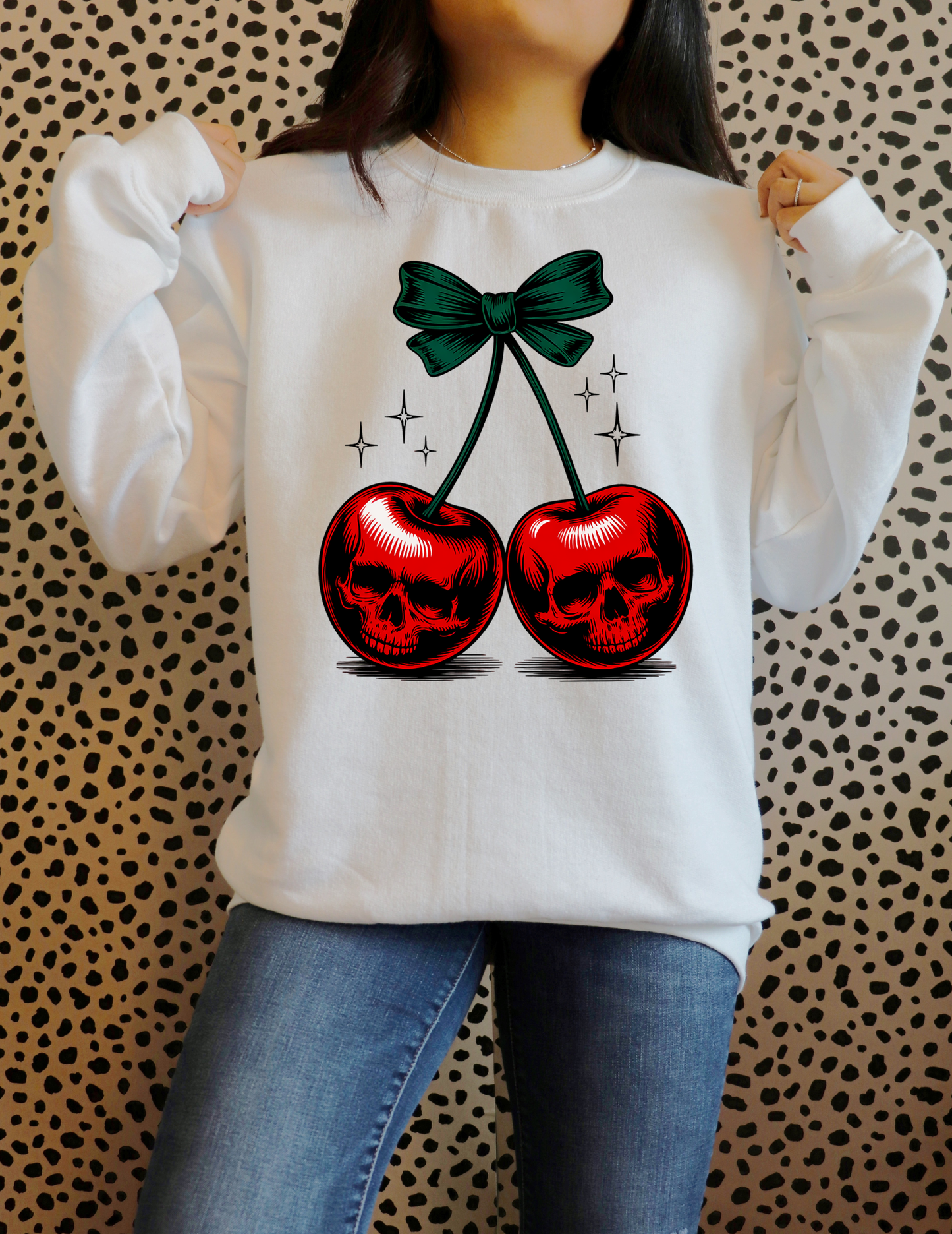 Skelly Cherries DTF Transfer