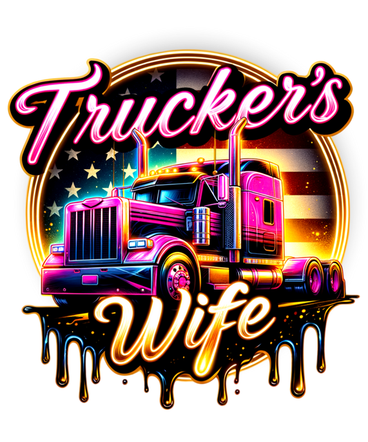Truckers Wife DTF Transfer