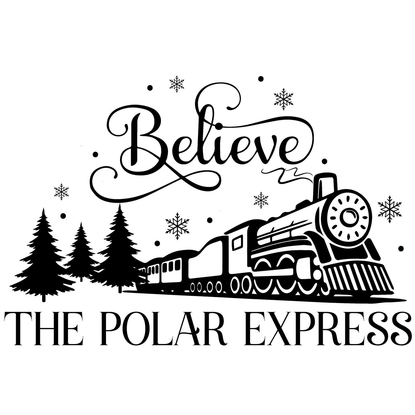Polar Express DTF Transfer