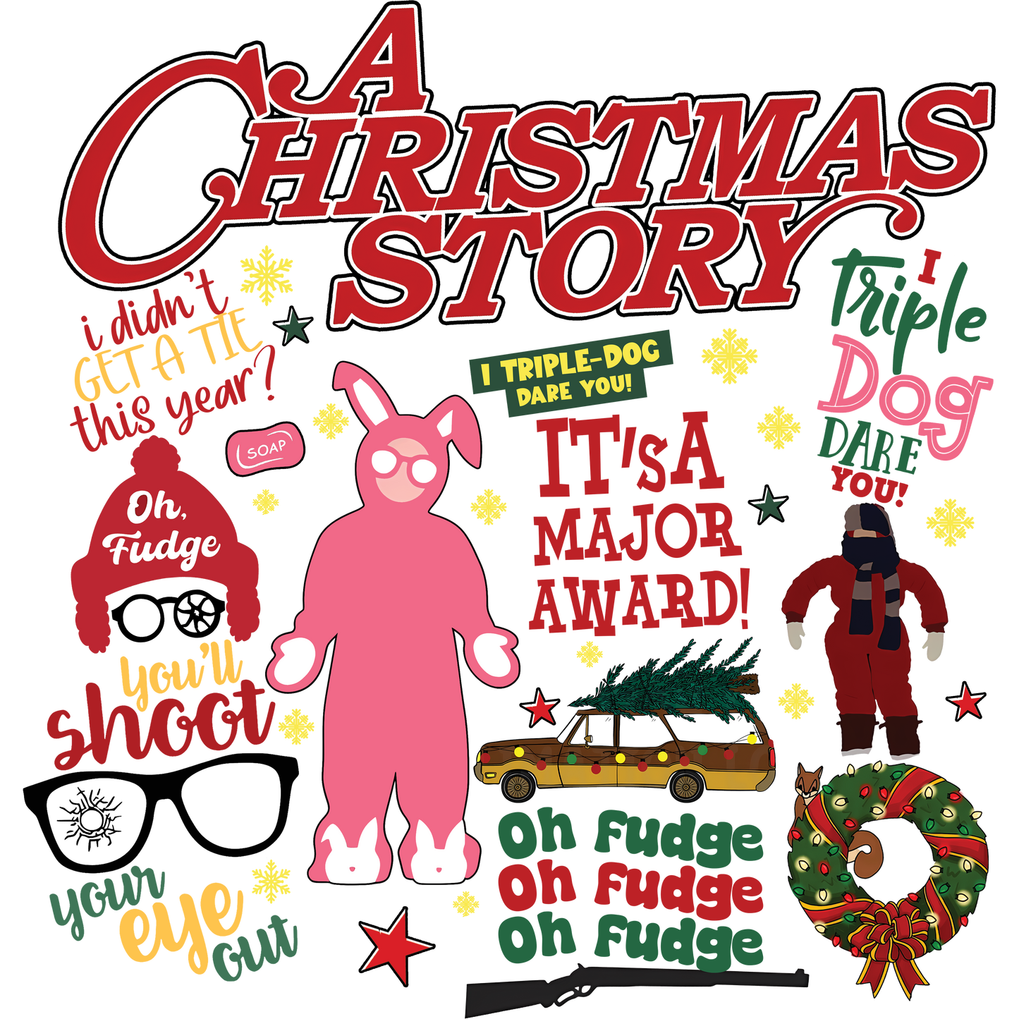 A Christmas Story  DTF Transfer
