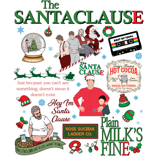 The Santa Claus Theme  DTF Transfer