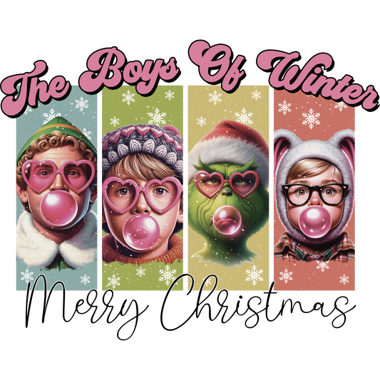 The Boys of Christmas DTF Transfer
