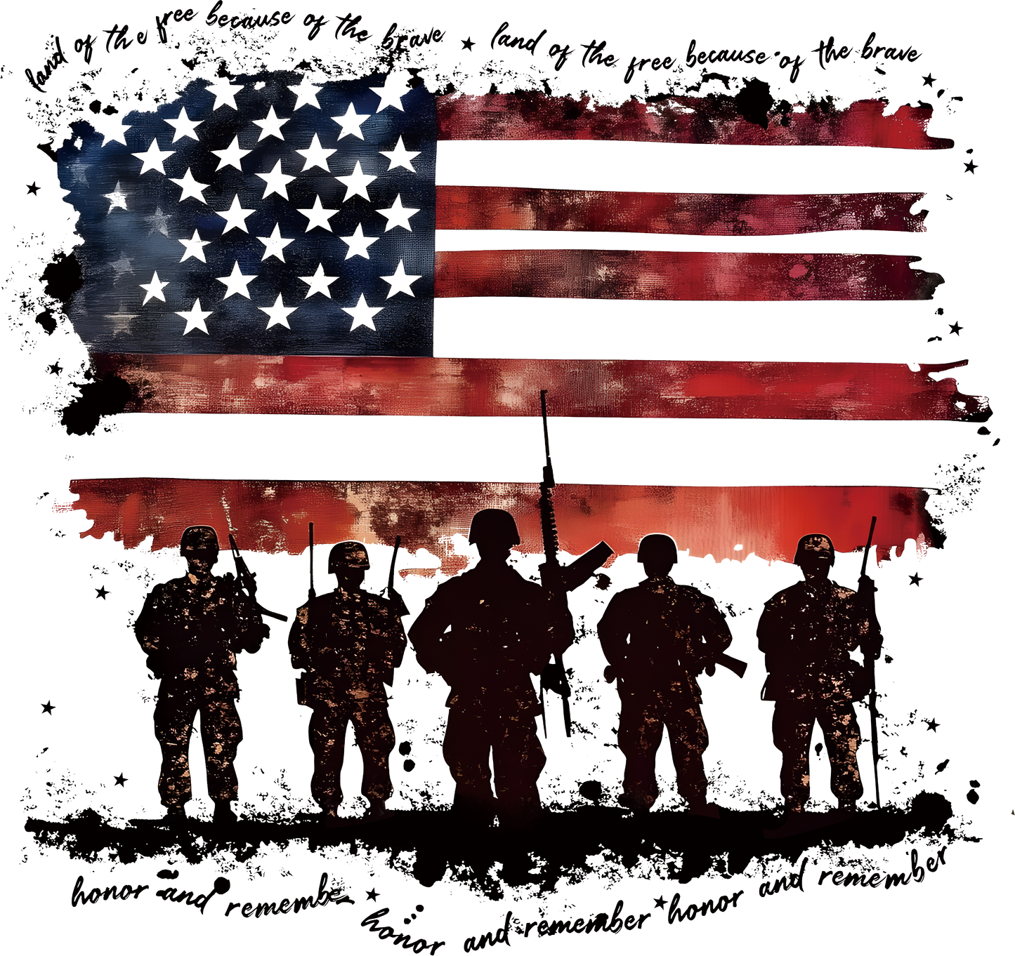 American Soldiers DTF Transfer
