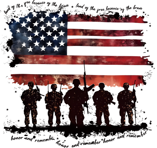 American Soldiers DTF Transfer