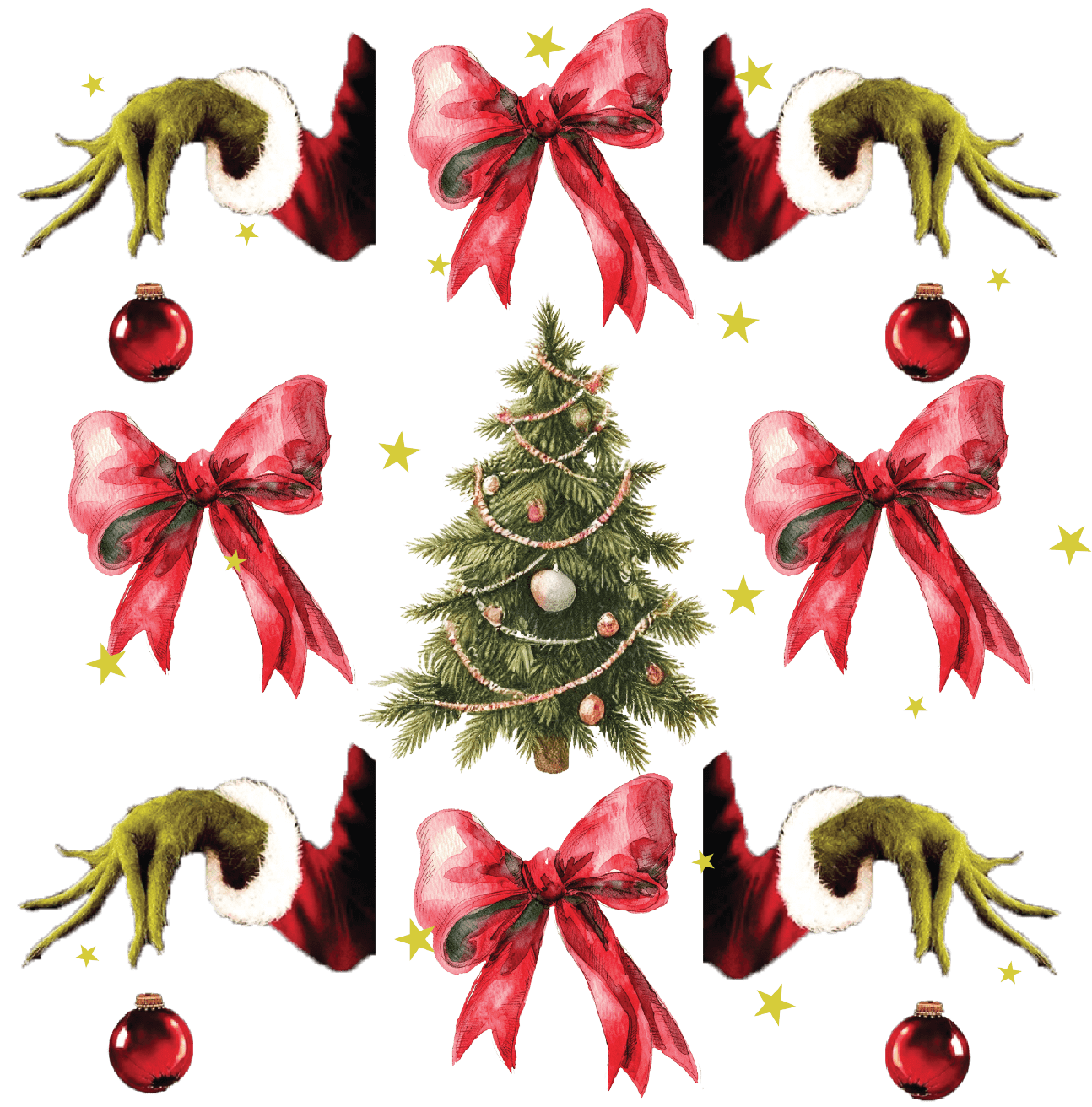 Grinch Christmas  DTF Transfer