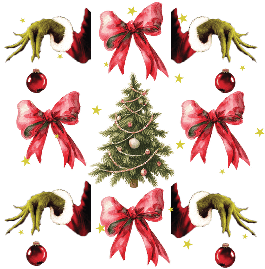 Grinch Christmas  DTF Transfer