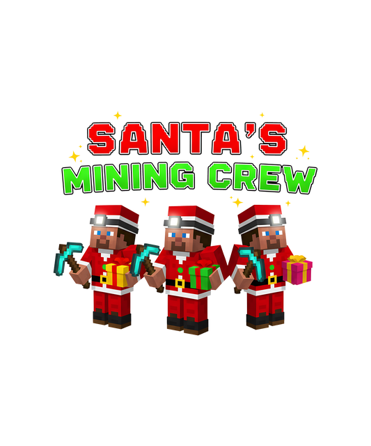 Mine Craft DTF Transfer