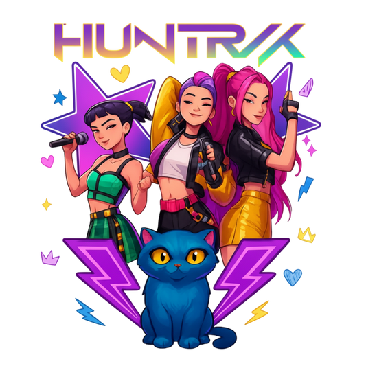 K-Pop Demon Hunters DTF Transfer