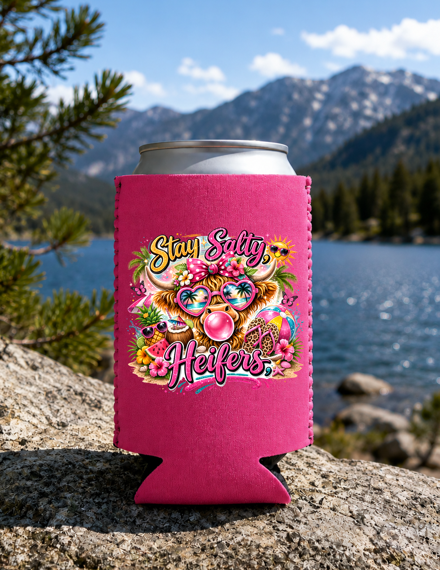 Stay Salty Heifers DTF Koozie