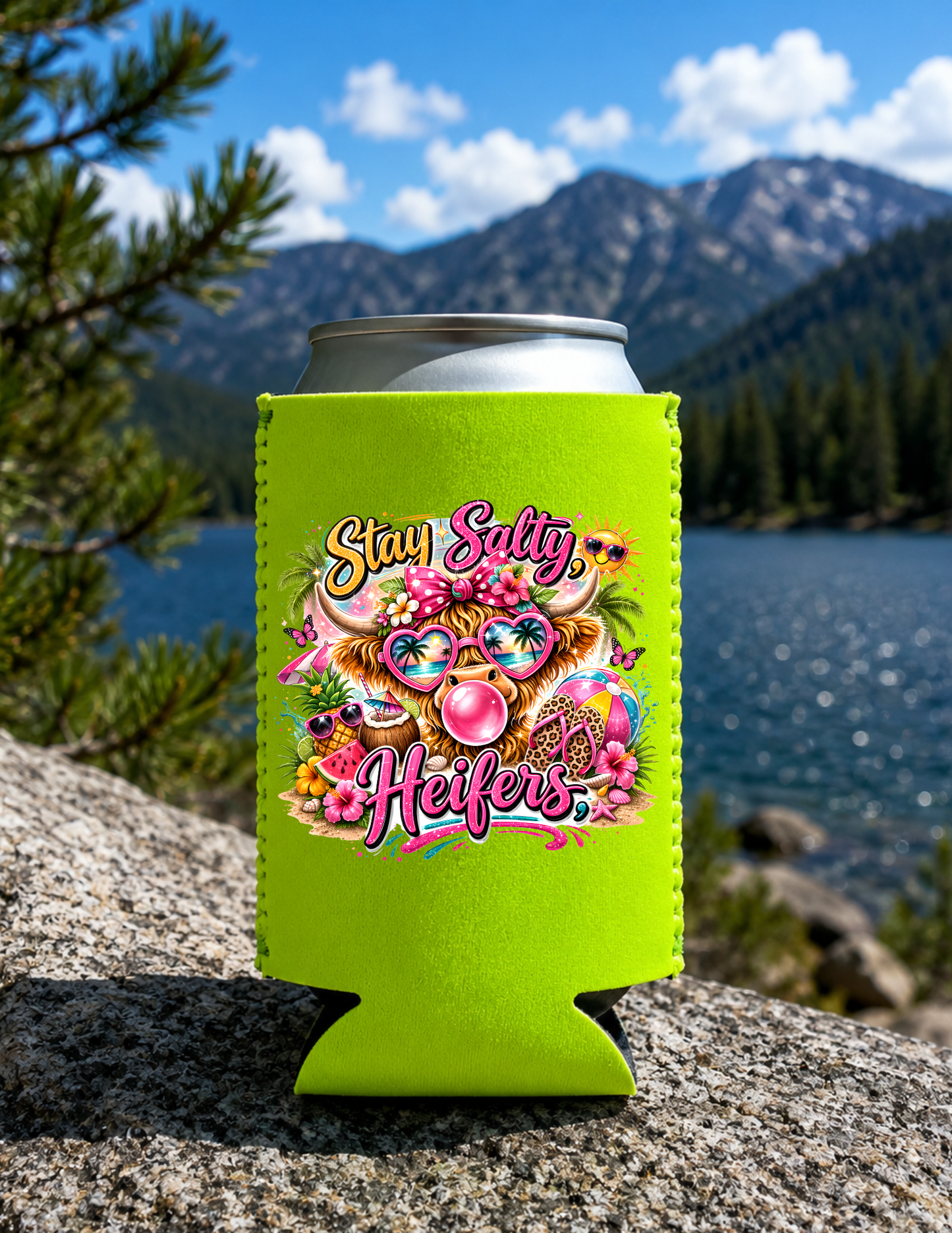 Stay Salty Heifers DTF Koozie