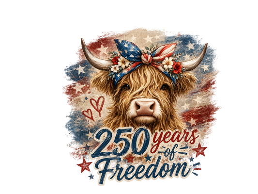 250 Years of Freedom DTF Transfer