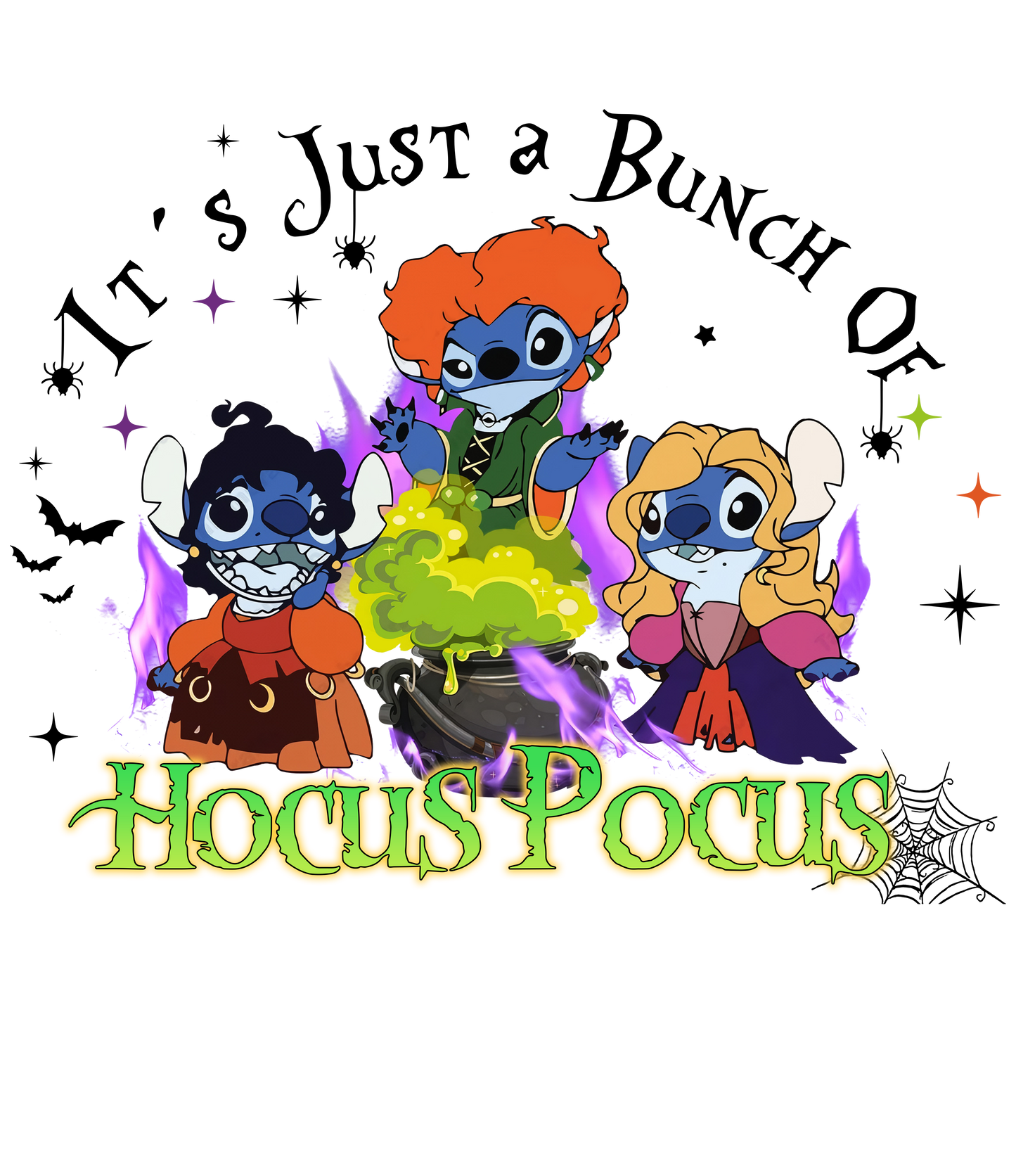 Stitch Hocus Pocus DTF Transfer