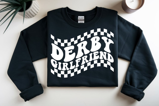 Derby GF (white font) DTF Transfer