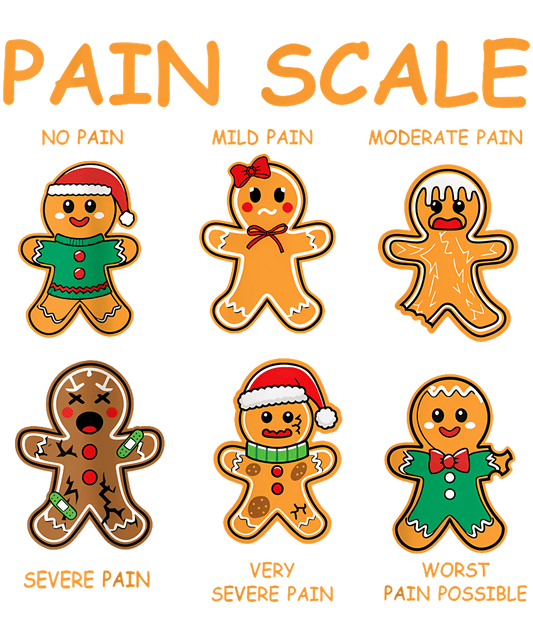 Pain Scale  DTF Transfer