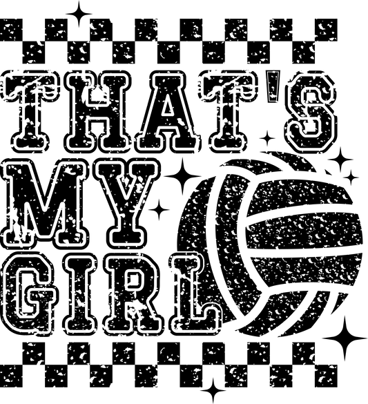 That's my girl (Black font) DTF Transfer