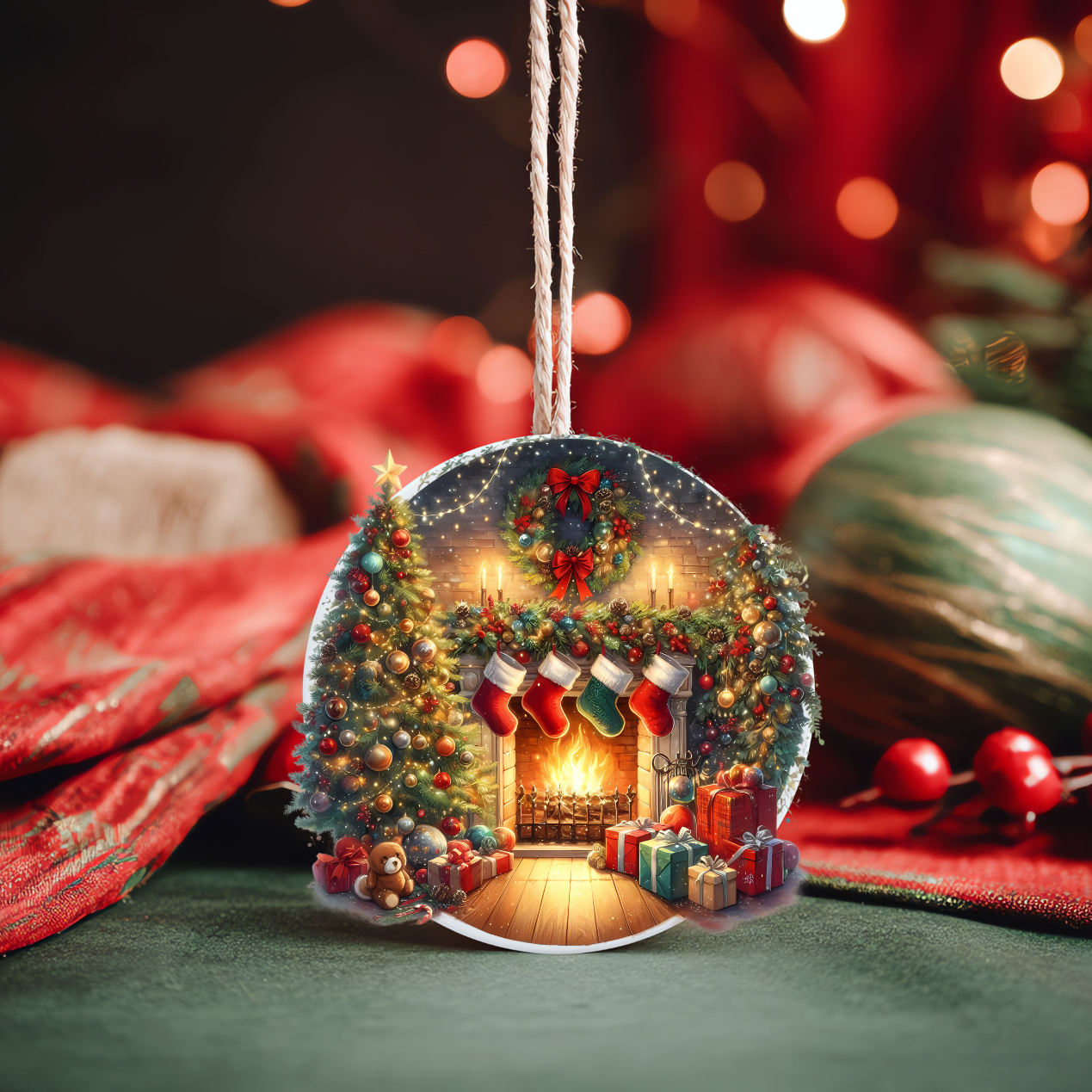 Ceramic Christmas Ornament