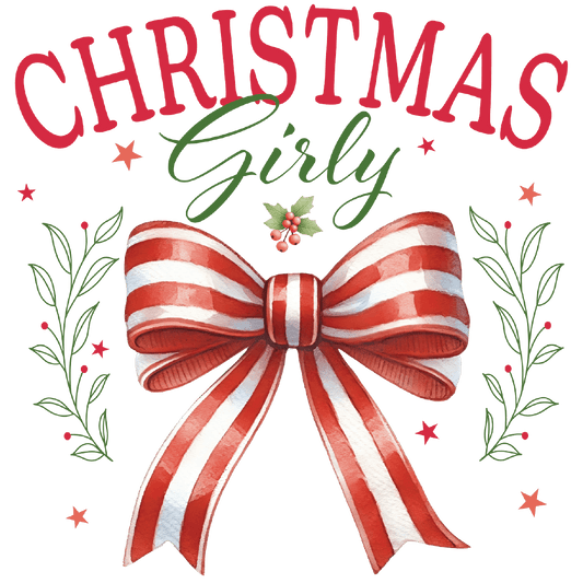 Christmas Girly DTF Transfer