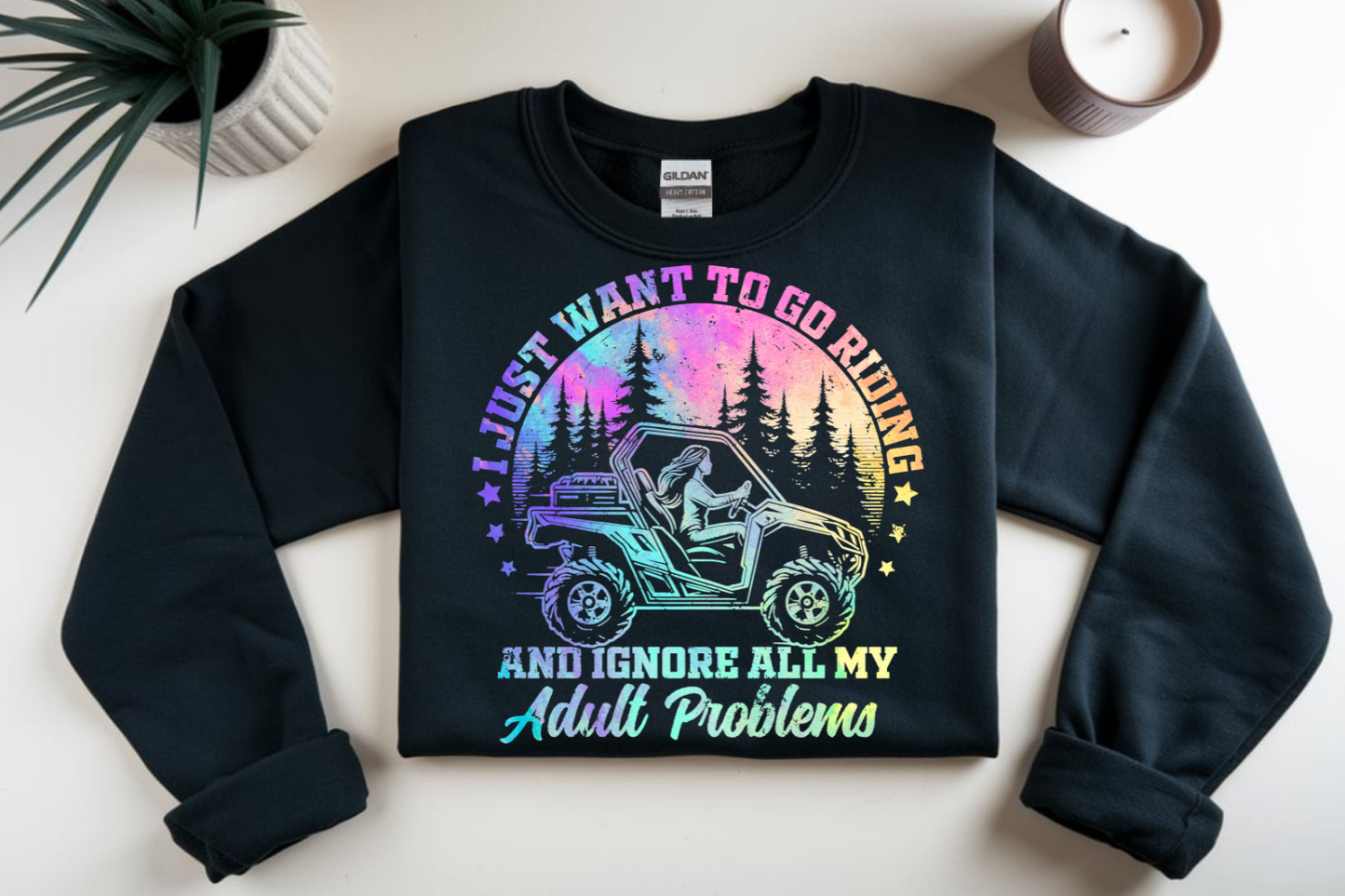 Just want to go riding DTF Transfer