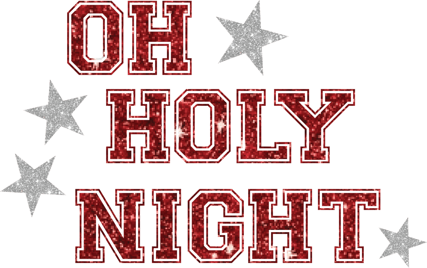 Oh holy night DTF Transfer
