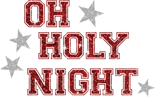 Oh holy night DTF Transfer
