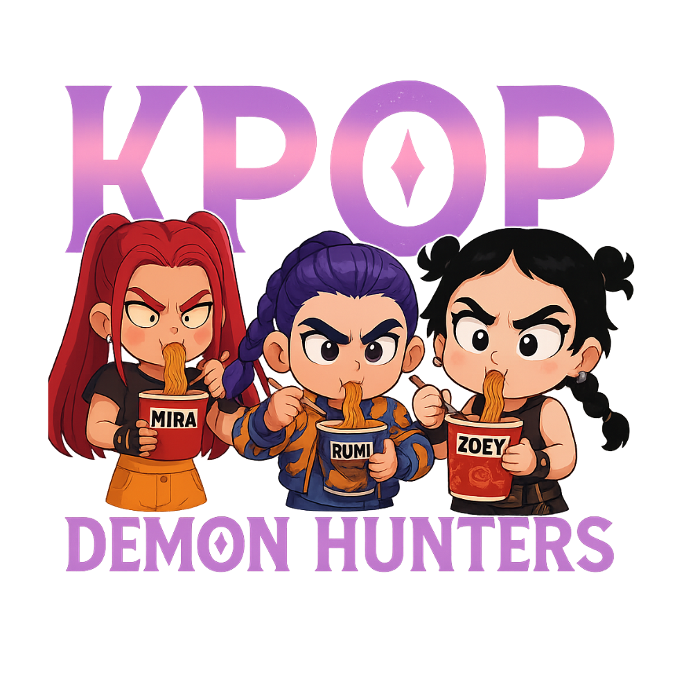 K-Pop Demon Hunters DTF Transfer