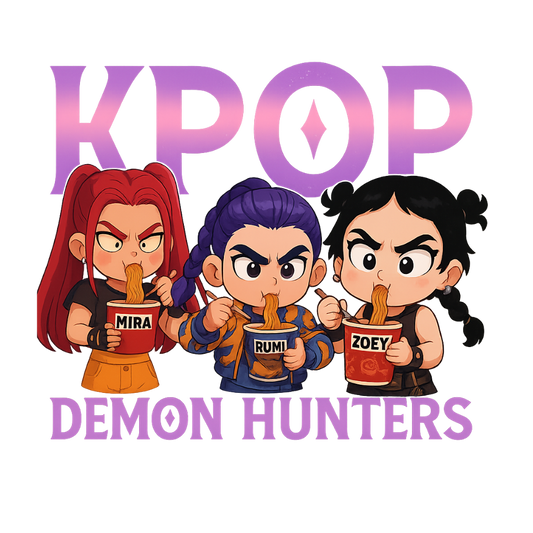 K-Pop Demon Hunters DTF Transfer