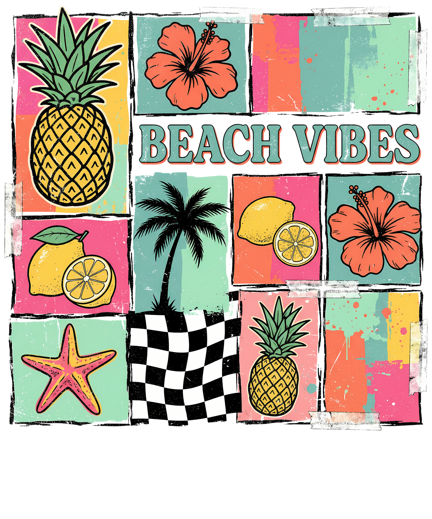 Beach Vibes DTF Transfer