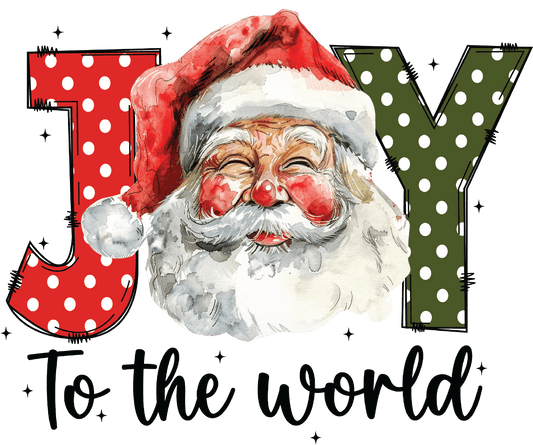 Joy to the world DTF Transfer