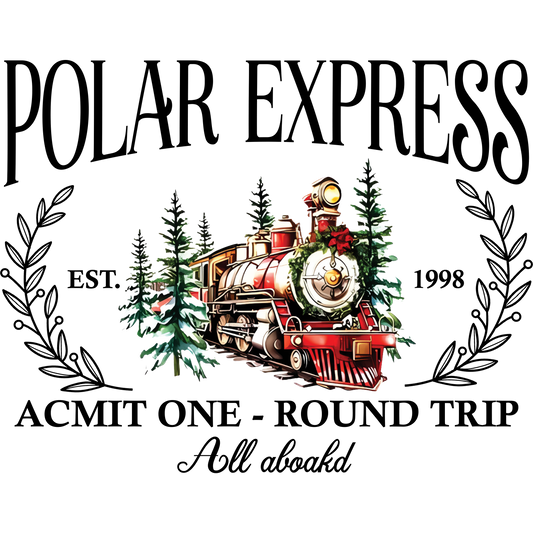 Polar Express DTF Transfer
