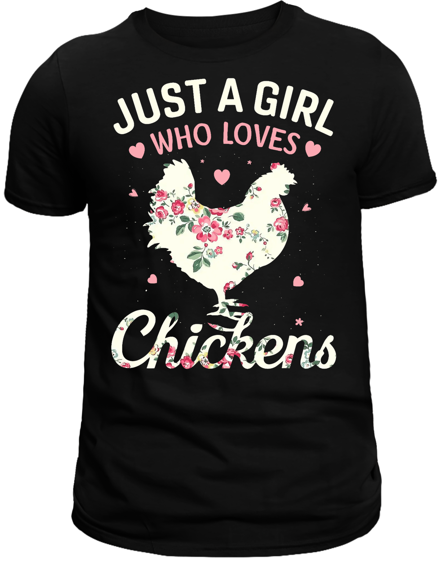 Just a girl who loves chickens DTF Transfer