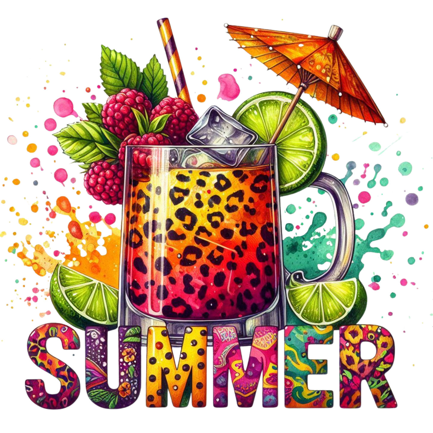 Summer drink #2 DTF Transfer