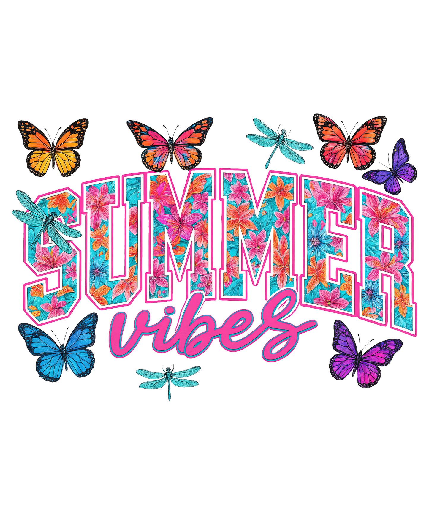 Summer Vibes DTF Transfer