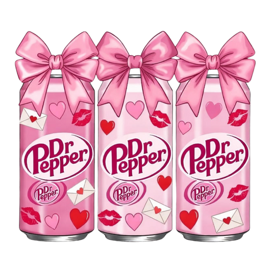 Girly Dr. Pepper DTF Transfer
