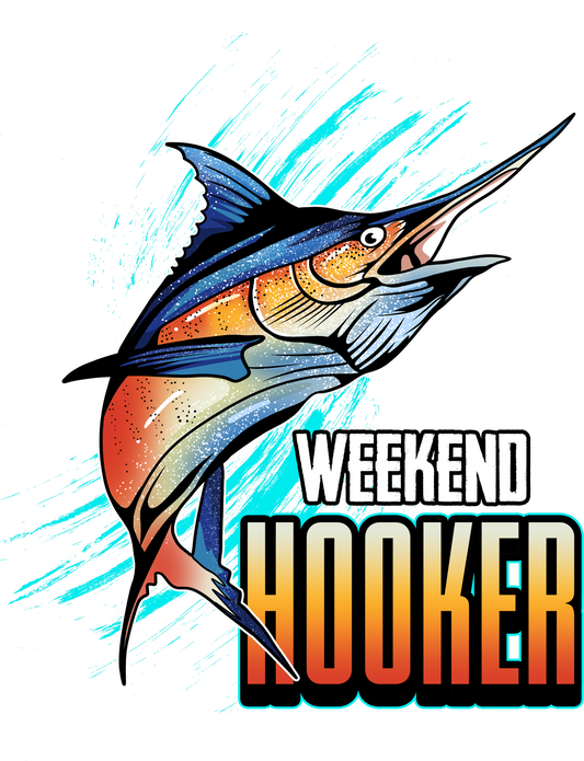 Weekend hooker swordfish DTF Transfer