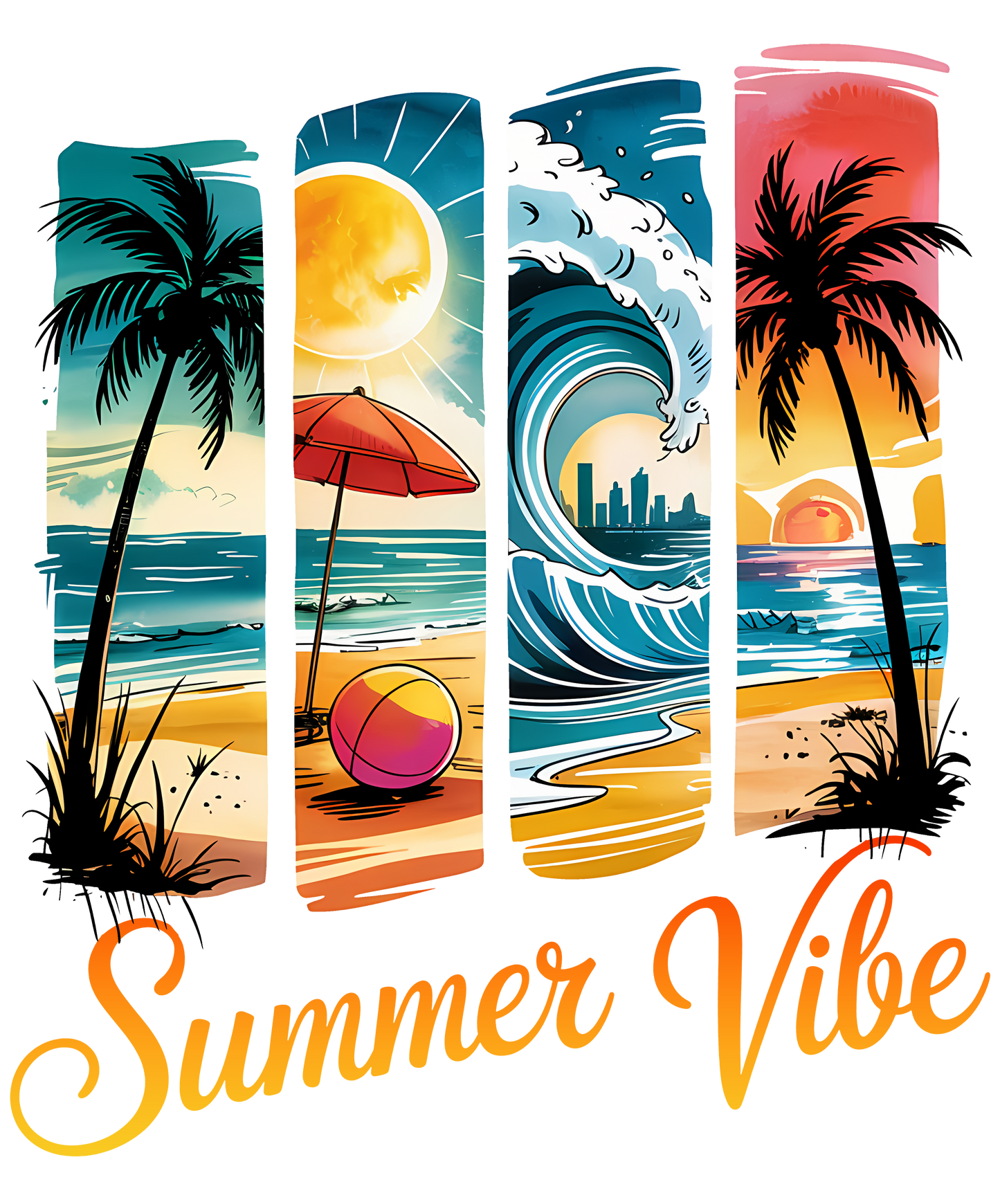 Summer Vibe DTF Transfer