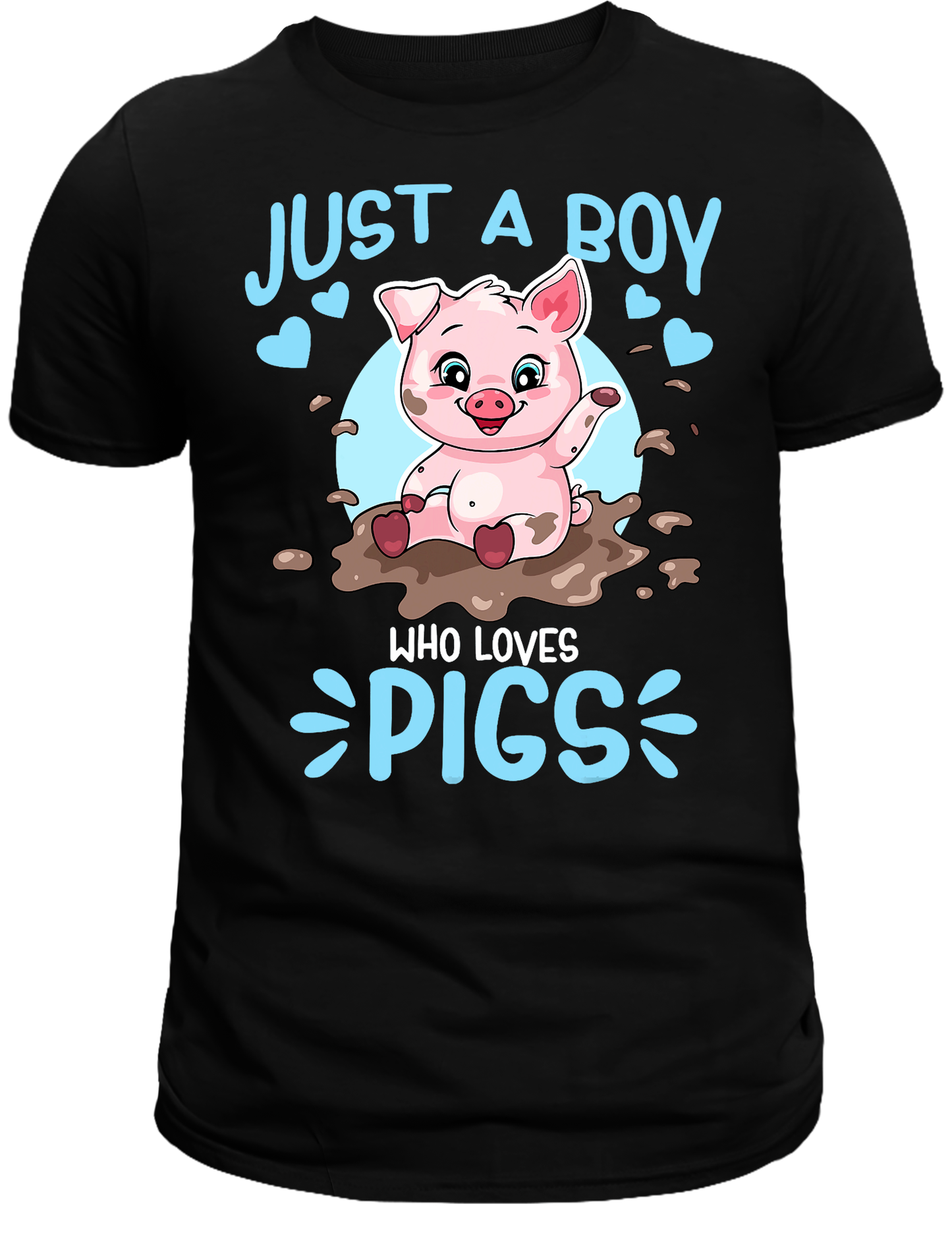 Just a boy who loves pigs DTF Transfer