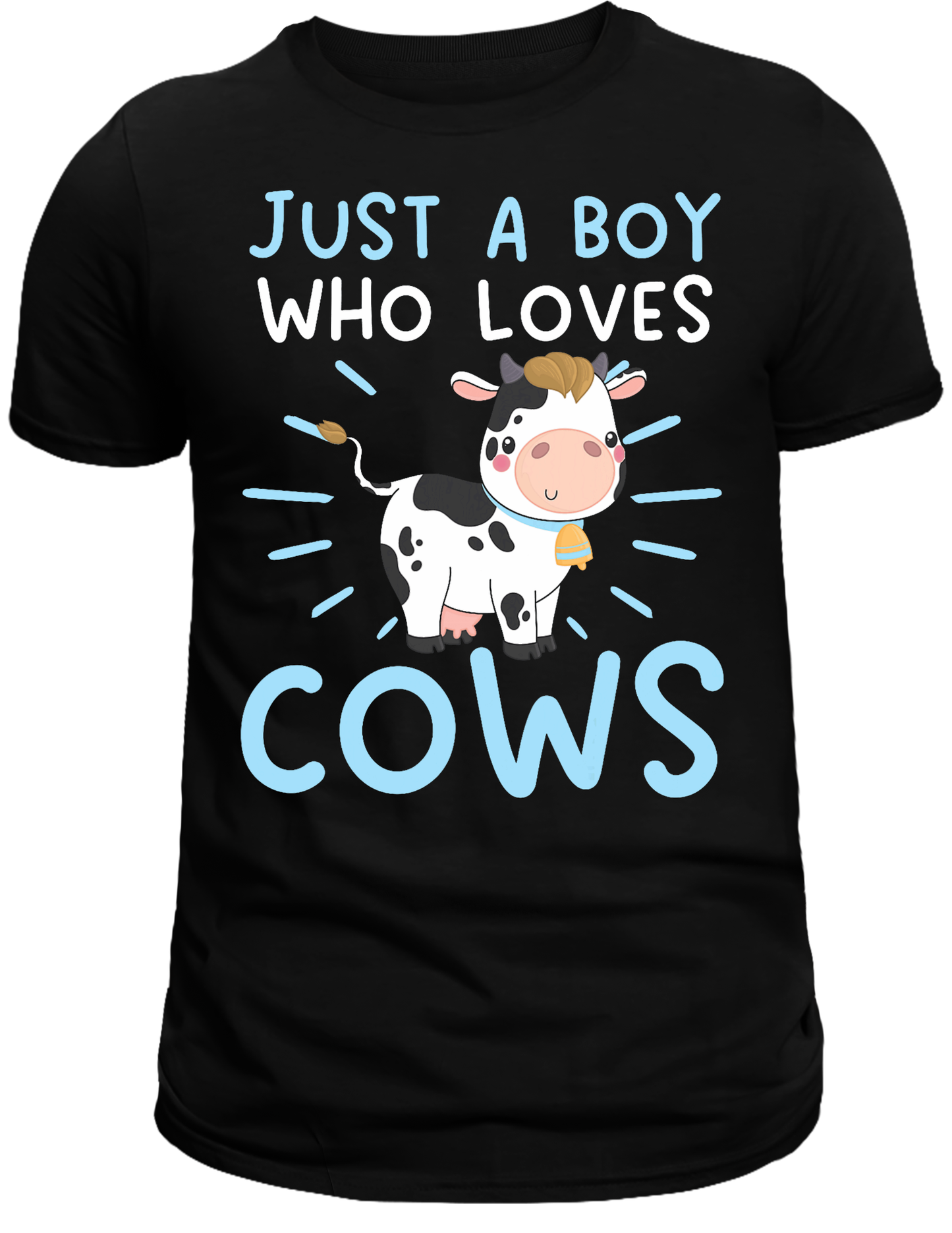 Boy who loves cows DTF Transfer