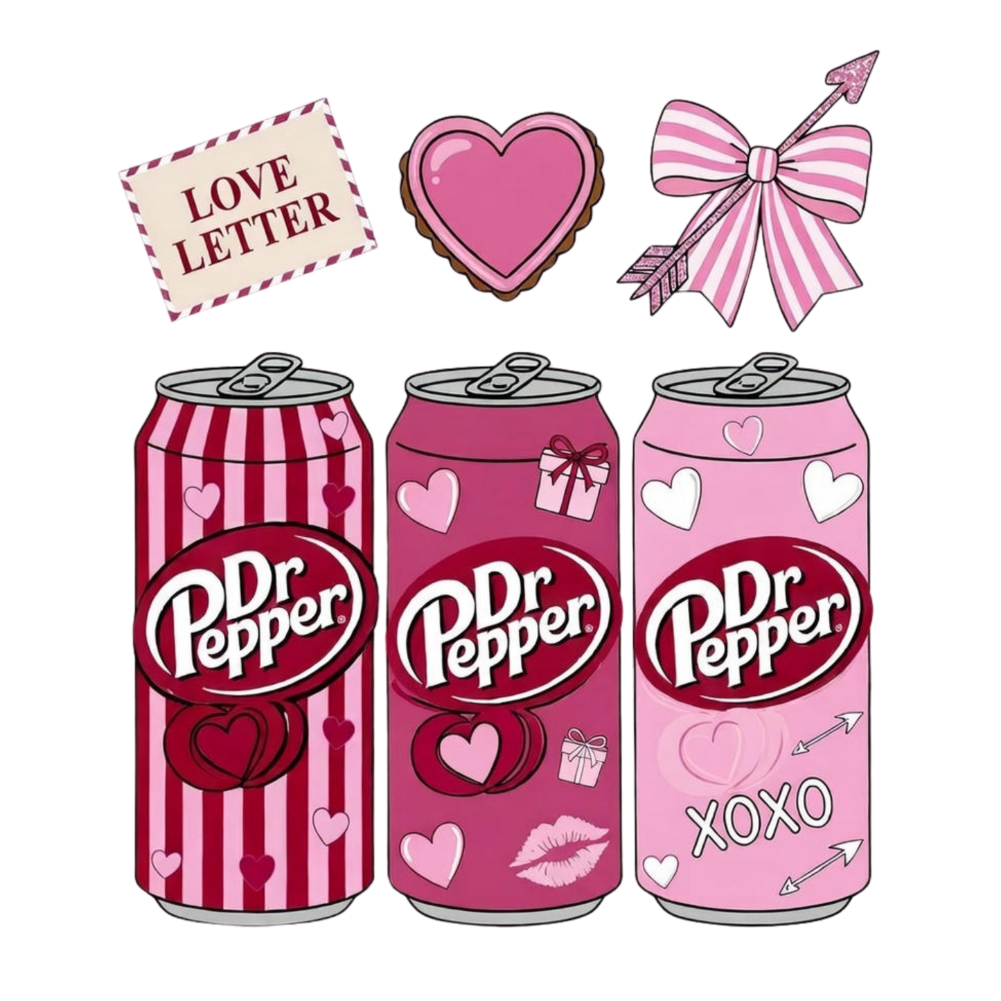 Cutie Dr. Pepper DTF Transfer