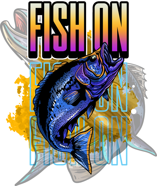 Fish on DTF Transfer