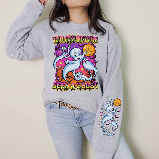Casper seen a ghost Bundle Full Logo & Sleeves DTF Transfers