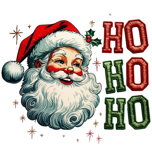 Santa Ho Ho Ho DTF Transfer
